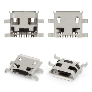 Конектор зарядки для мобільних телефонів, 7 pin, тип 5, micro USB тип B
