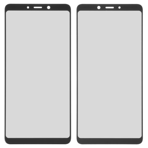 Скло корпуса для Samsung A920F DS Galaxy A9 2018 , чорне