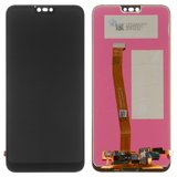 Дисплей для Huawei Honor 10, черный, без рамки, High Copy, со сканером отпечатков пальцев (Touch ID), COL-L29
