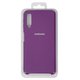 Чохол для Samsung A750 Galaxy A7 (2018), фіолетовий, Original Soft Case, силікон, grape (43)