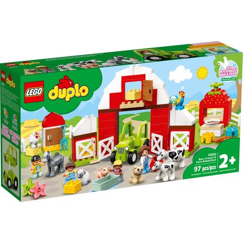 Конструктор LEGO DUPLO Хлів, трактор і догляд за тваринами 10952 