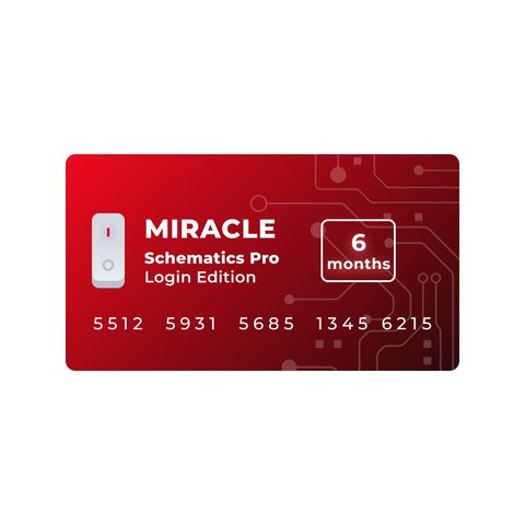 Miracle Schematics Pro Login Edition 6 місяців 