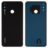 Задня панель корпуса для Huawei Nova 3i, P Smart Plus, чорна, із склом камери