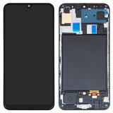 Дисплей для Samsung A305F/DS Galaxy A30, A505F/DS Galaxy A50, A507F/DS Galaxy A50s, чорний, з рамкою, High Copy, (OLED)