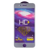 Захисне скло HD+ для Apple iPhone 6, iPhone 6S, iPhone 7, iPhone 8, iPhone SE 2020, 0,33 мм 9H, сумісне з чохлом, Full Glue, білий
