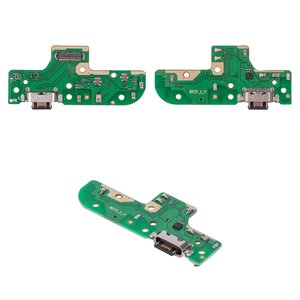 Шлейф для Motorola Moto G9 Power, конектора зарядки, High Copy, плата зарядки
