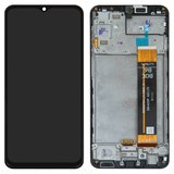 Дисплей для Samsung A235 Galaxy A23, чорний, з рамкою, Original (PRC)