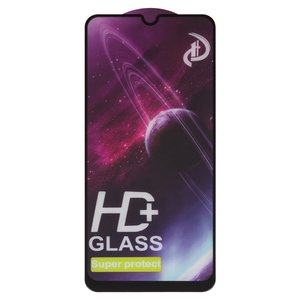 Защитное стекло All Spares для Samsung A336 Galaxy A33 5G, совместимо с чехлом, Full Glue, черный, cлой клея нанесен по всей поверхности
