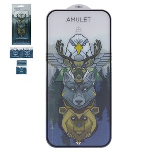 Защитное стекло iNobi Amulet для Apple iPhone 15 Pro, Full Glue, Anti Static, черный