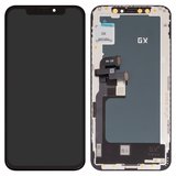 Дисплей для iPhone XS, черный, с рамкой, Copy, (TFT), GX