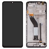 Дисплей для Xiaomi Poco C75, Redmi 14C 4G, Redmi 14C 5G, Redmi A4, чорний, з рамкою, (Box), 2411DRN47C, 2409BRN2CA, 2409BRN2CG, 2409BRN2CY