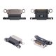 Коннектор зарядки для iPhone 13, iPhone 13 mini, iPhone 13 Pro, iPhone 13 Pro Max, черный, Lightning