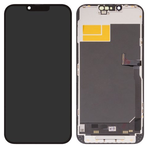 Дисплей для iPhone 13 Pro Max, черный, с рамкой, High Copy, без ошибки, OLED , DD OLED OEM soft, 120Hz, diagnosable