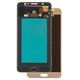 Pantalla LCD puede usarse con Samsung J710 Galaxy J7 (2016), dorado, con ajuste de brillo, Best copy, sin marco, Copy, (TFT)