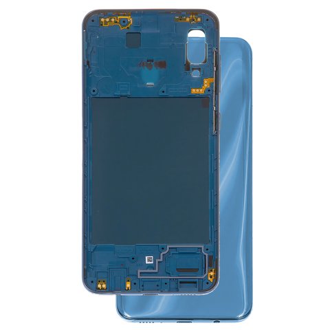 Housing compatible with Samsung A305F DS Galaxy A30, dark blue 