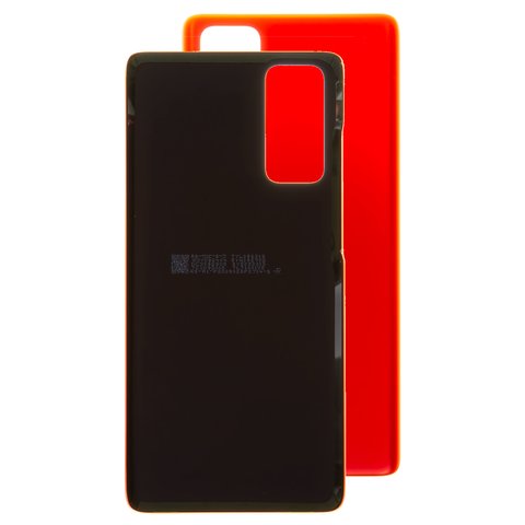 Housing Back Cover compatible with Samsung G780 Galaxy S20 FE, G781 Galaxy S20 FE 5G, red, cloud red 