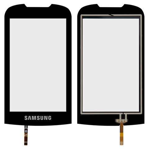 Сенсорный экран для Samsung S5560, черный