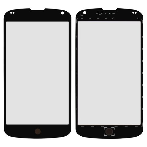 Vidrio de carcasa puede usarse con LG E960 Nexus 4, negro