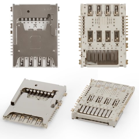 Коннектор SIM карты для LG G3 D850 LTE, G3 D851, G3 D855, G3 LS990 for Sprint, G3 VS985, G3s D722, G3s D724, с коннектором карты памяти