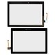 Touchscreen compatible with Lenovo TAB 2 A10-70F, Tab 2 A10-70L, (black) #101-1947-V6