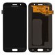 LCD compatible with Samsung A520 Galaxy A5 (2017), (black, without frame, original (change glass) )