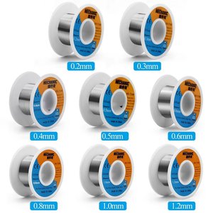 Estaño Mechanic HX T100, Sn 63% , Pb 37%, flux 1 3%, 0.3 mm, 55 g