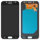 LCD compatible with Samsung J530 Galaxy J5 (2017), (black, without frame, High Copy, with wide edge, (OLED))