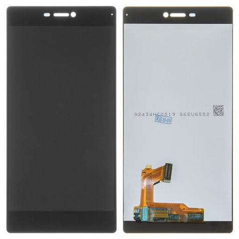 Дисплей для Huawei P8 GRA L09 , черный, без рамки, High Copy