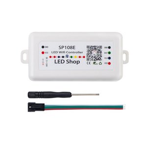 LED Controller with Wi Fi Control SP108E RGB, 5 24 V 