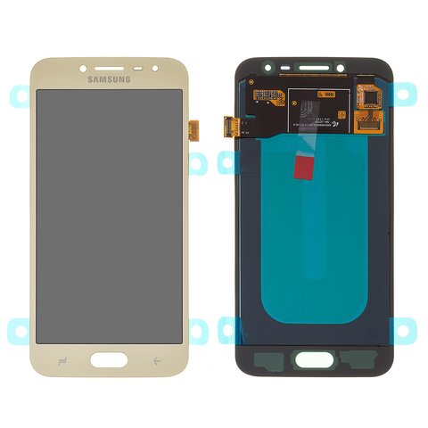 Дисплей для Samsung J250 Galaxy J2 2018 , J250 Galaxy J2 Pro 2018 , золотистый, без рамки, Оригинал переклеено стекло 