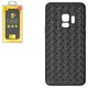 Case Baseus compatible with Samsung G960 Galaxy S9, (black, braided, plastic) #WISAS9-BV01