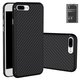 Case Nillkin Synthetic fiber compatible with iPhone 7 Plus, (black, without logo hole, Ultra Slim, plastic) #6902048127906