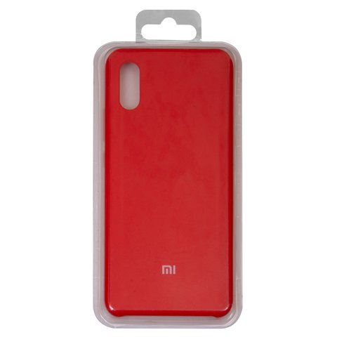 Funda puede usarse con Xiaomi Redmi 9A, rojo, Original Soft Case, silicona,  red (14), M2006C3LG, M2006C3LI, M2006C3LC - All Spares