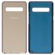 Housing Back Cover compatible with Samsung G977 Galaxy S10 5G, (golden)