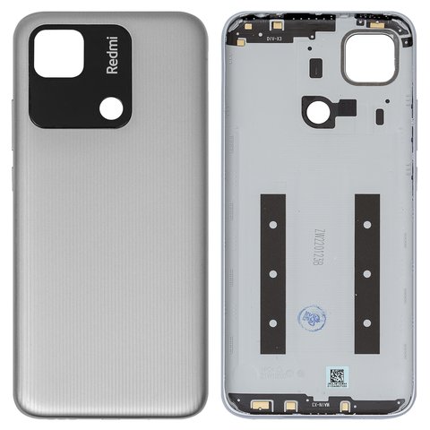 Housing Back Cover compatible with Xiaomi Redmi 10A, gray 
