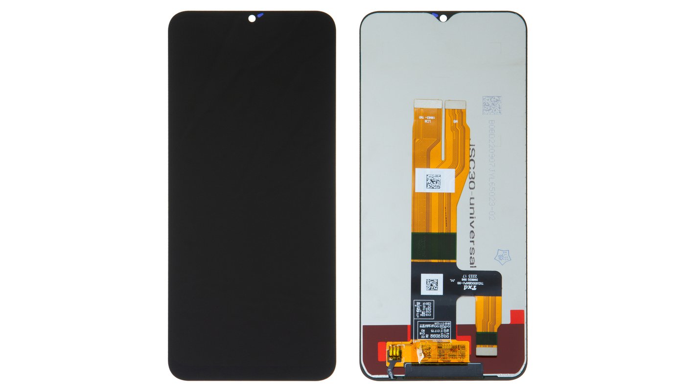 Дисплей для Realme C30, C31, C33, черный, без рамки, High Copy - All Spares