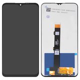 LCD compatible with Motorola Moto G50, (black, without frame, High Copy, XT2137)