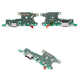 Flat Cable compatible with Huawei Honor 90 Lite, charge connector, with components, Original PRC , charging board 