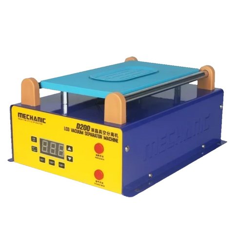 LCD Touch Screen Glass Separator Mechanic D200, with vacuum pump, used for screens up to 8.5" 