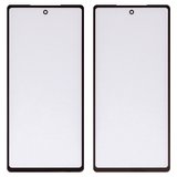 Housing Glass compatible with Google Pixel 6a, (with OCA film, black)