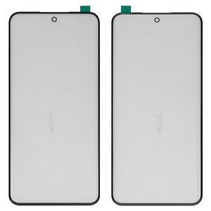 Housing Glass G+OCA PRO compatible with Realme 13 Pro Plus, with OCA film, black 