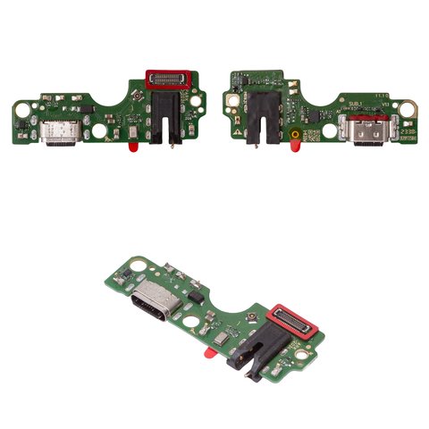 Flat Cable compatible with Tecno Spark 20 KJ5 , Spark Go 2024  BG6 ; Infinix Hot 40i X6528B , Smart 8 X6525 , charge connector, with components, charging board 