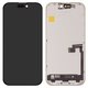 LCD compatible with iPhone 16 Pro, (black, with frame, without error, (OLED) hard diagnosable, DD-OLED)