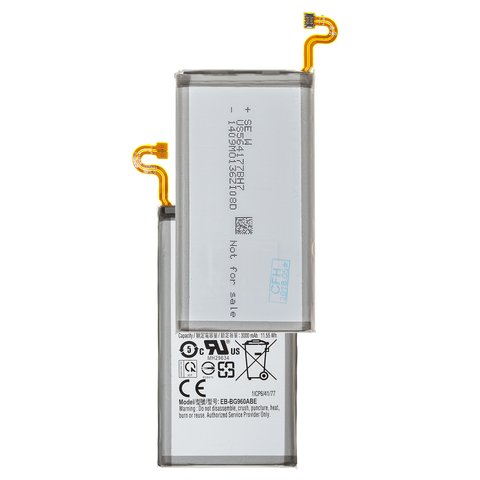 Battery EB BG960ABE compatible with Samsung G960 Galaxy S9, Li ion, 3.85 V, 3000 mAh, Original PRC  