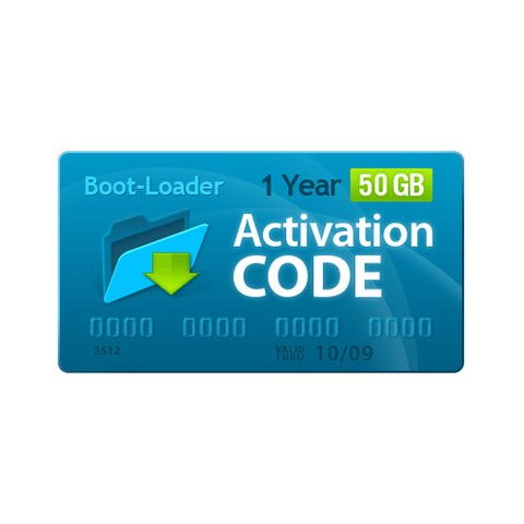 Boot Loader v2.0 Activation Code 1 year, 50 +10 GB 