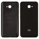 Housing Back Cover compatible with Xiaomi Mi 2, Mi 2S, (black, with side button)
