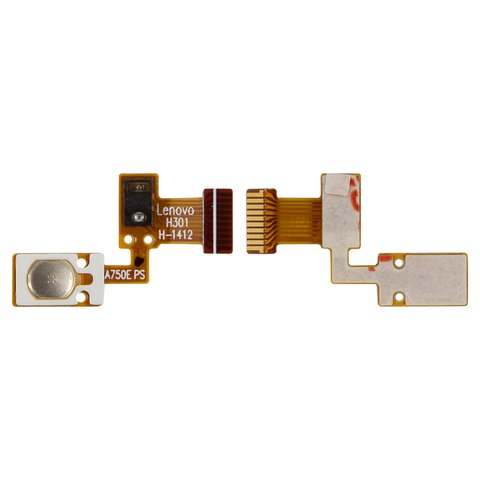Flat Cable compatible with Lenovo A750E, start button,  with proximity sensor , with components 