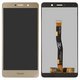 LCD compatible with Huawei GR5 (2017), Honor 6X, Mate 9 Lite, (golden, Logo Honor, without frame, High Copy, BL-L23/BLN-L21)