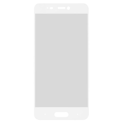 Tempered Glass Screen Protector All Spares compatible with Xiaomi Mi 5, Full Screen, compatible with case, white 