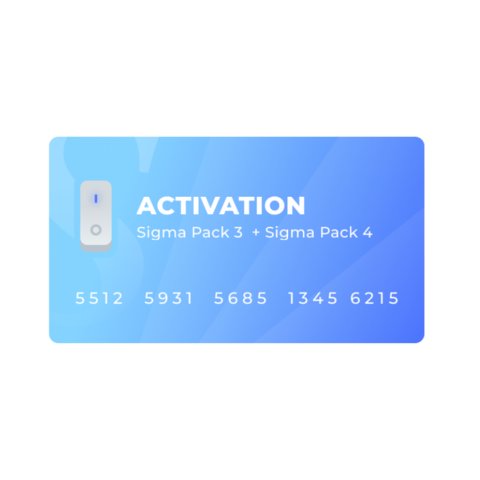 Sigma Pack 3 Activation + Sigma Pack 4 Activation